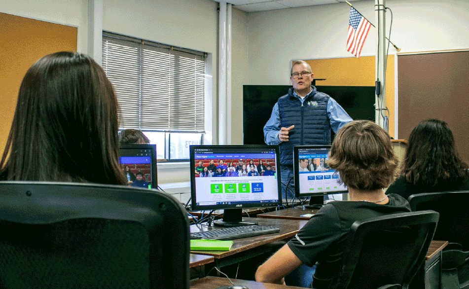 Montana high school students sharing their experiences with dual enrollment classes