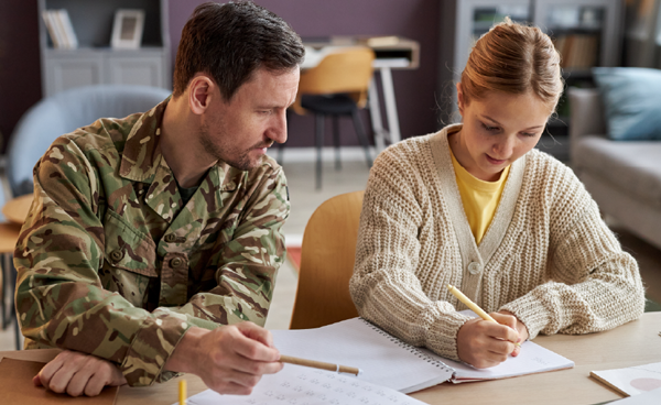 Montana high school student learning about the benefits of a military career after high school